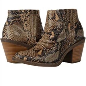 Blowfish Malibu Snakeskin Booties